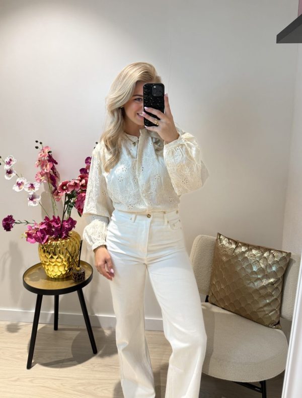 Margot Blouse - Beige - Afbeelding 3