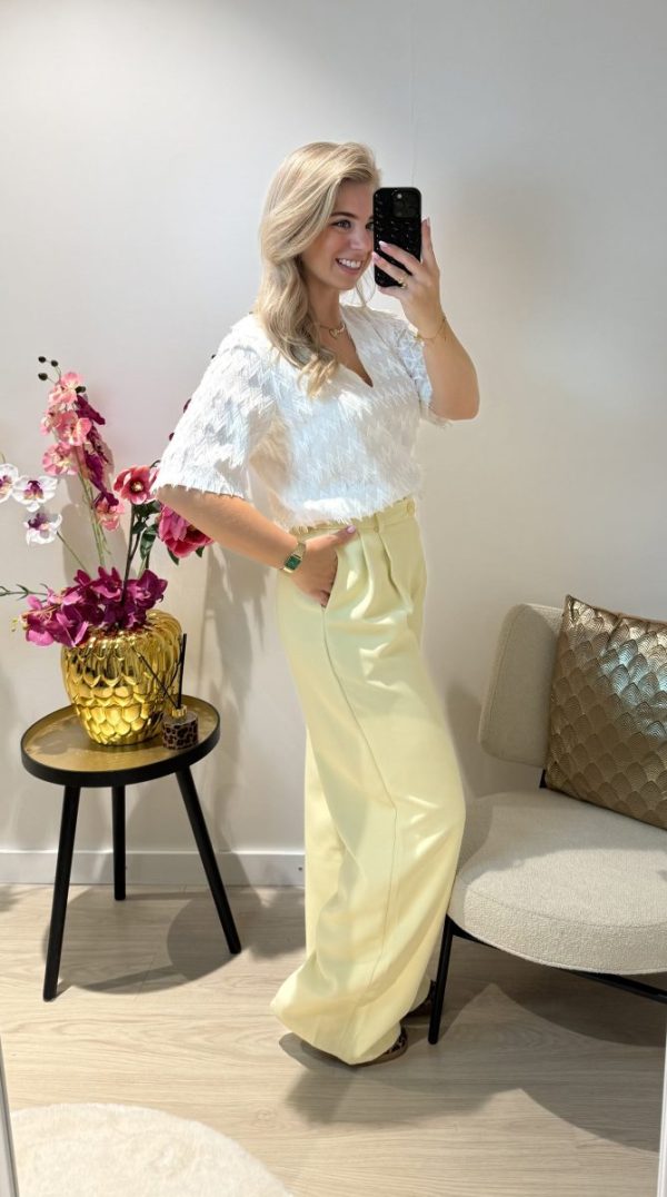 Mira Pantalon - Geel - Afbeelding 4