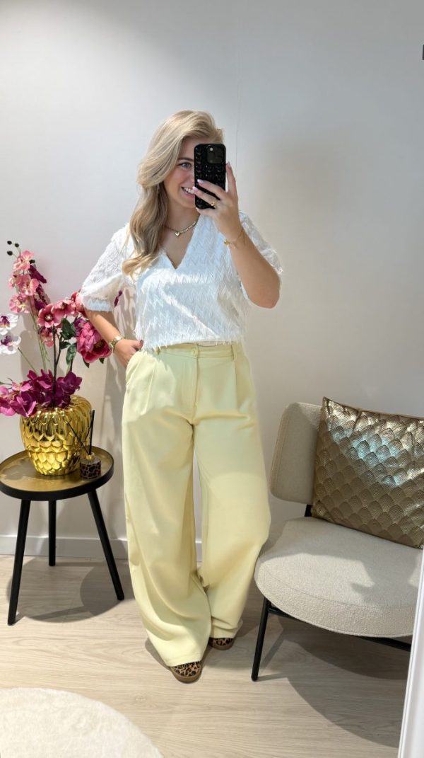 Mira Pantalon - Geel - Afbeelding 3