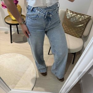 Solene Wide Leg Jeans - Queen Hearts