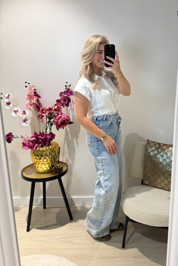 Solene Wide Leg Jeans - Queen Hearts - Afbeelding 6