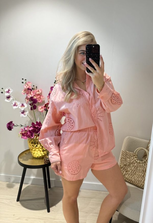 Izzy Blouse - Koraal - Afbeelding 2