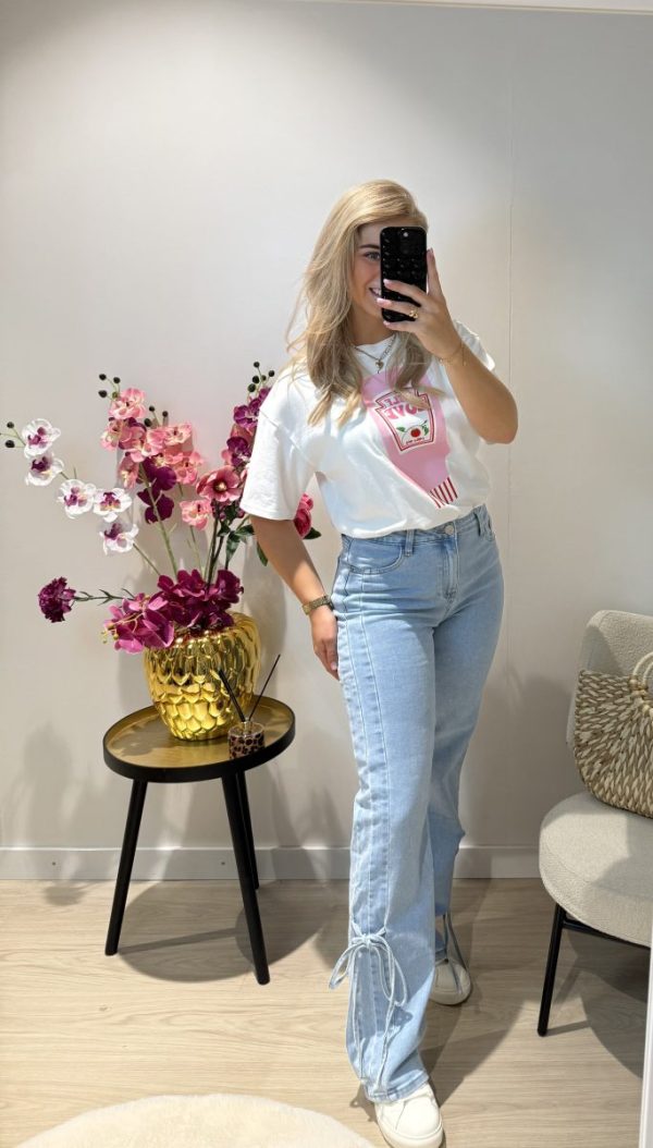 Wide Leg Jeans Strik - Redial - Afbeelding 2