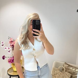 Sarah Top - Wit