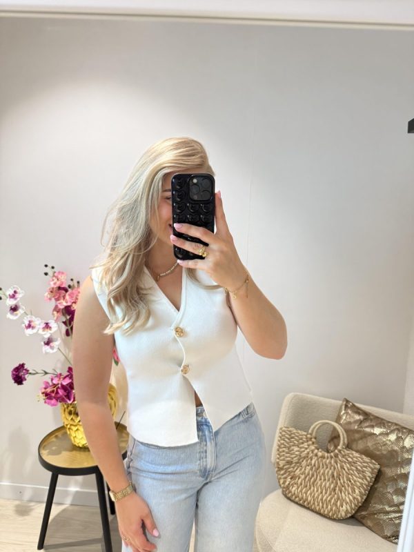 Sarah Top - Wit