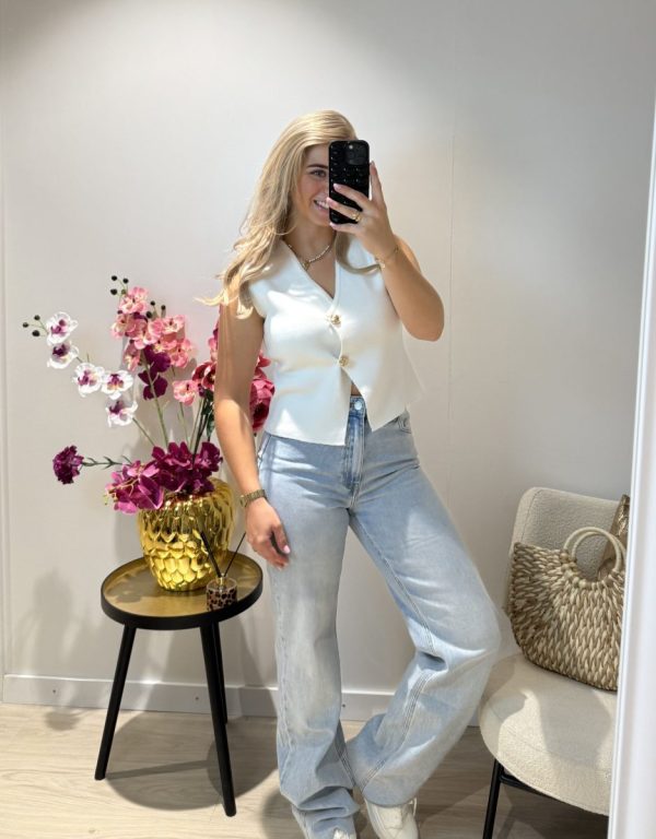 Sarah Top - Wit - Afbeelding 3