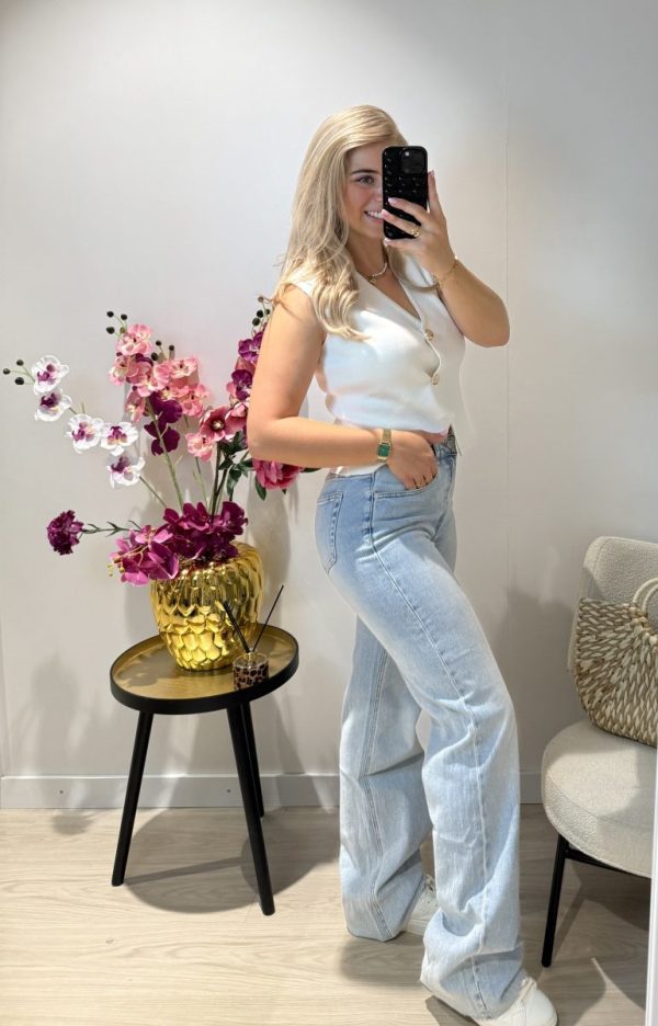 Ruby Wide Leg Jeans Tall - Queen Hearts - Afbeelding 3