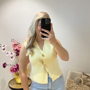 Sarah Top - Geel