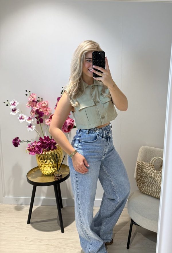 Nala Wide Leg Jeans - Queen Hearts - Afbeelding 3