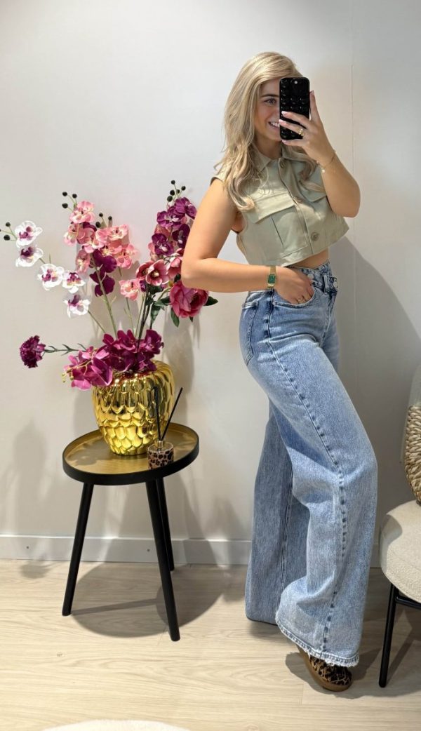 Nala Wide Leg Jeans - Queen Hearts - Afbeelding 5