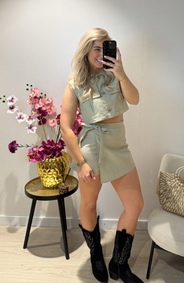 Bea Gilet - Kaki - Afbeelding 3
