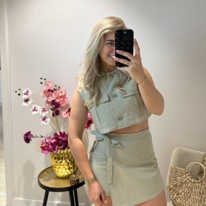Bea Skort - Kaki