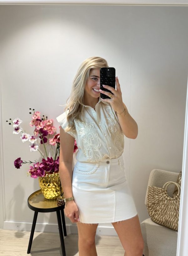 Dora Skirt - Wit - Afbeelding 2