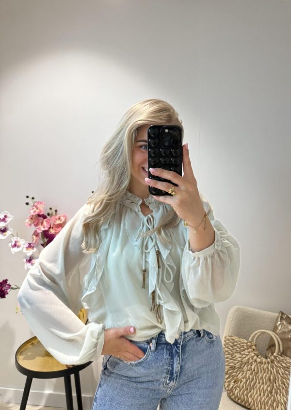 Diede Blouse - Groen - Afbeelding 2
