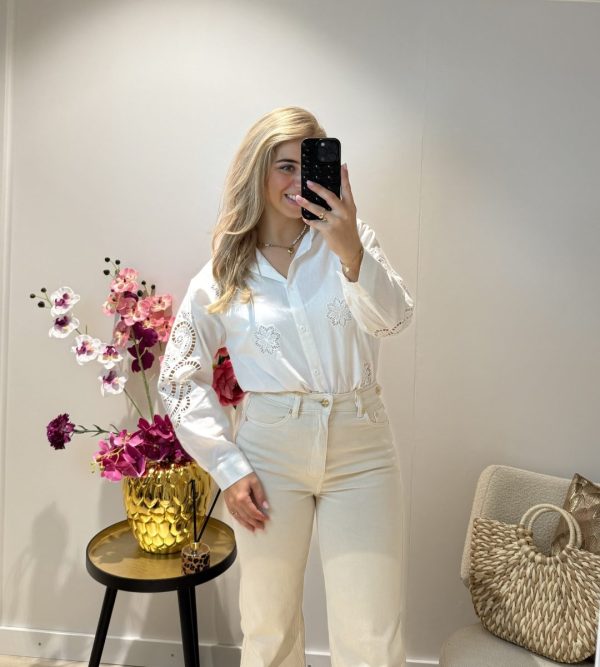 Jasmin Blouse - Wit - Afbeelding 2