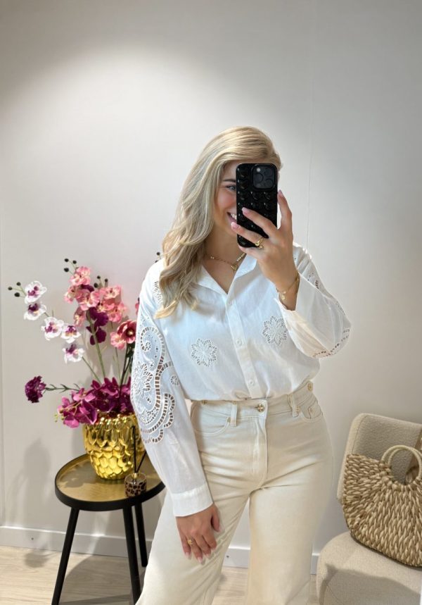 Jasmin Blouse - Wit - Afbeelding 4