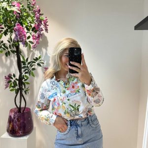 Quin Printed Blouse