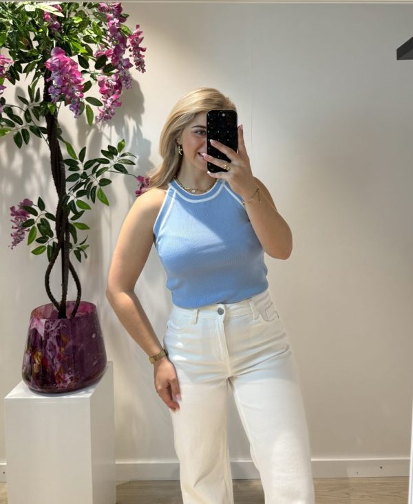 Polly Top - Blauw - Afbeelding 2
