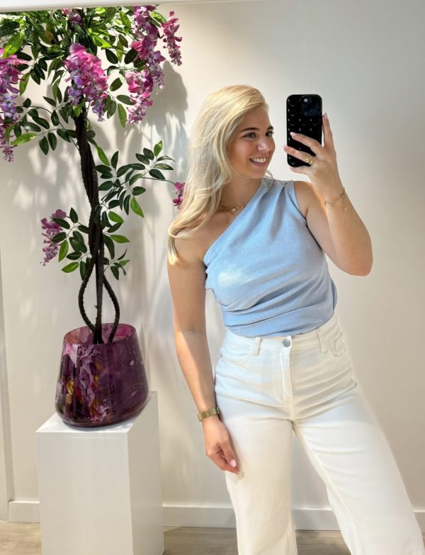 Elodie Top - Blauw - Afbeelding 4