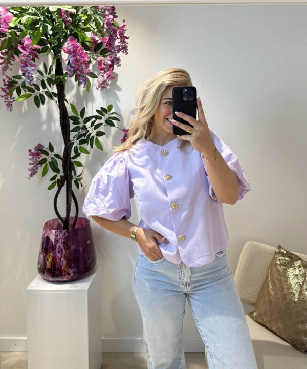 Pippa Blouse - Paars - Afbeelding 2