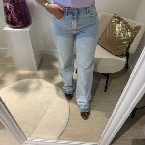 Aven Wide Leg Jeans - Queen Hearts