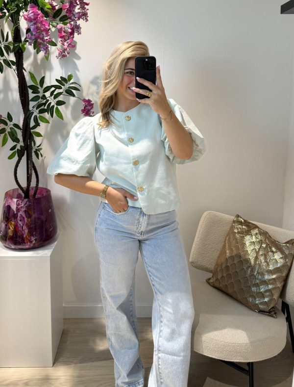 Pippa Blouse - Mint - Afbeelding 4