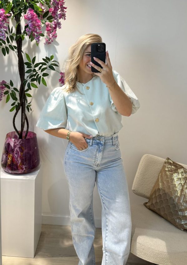Pippa Blouse - Mint - Afbeelding 3