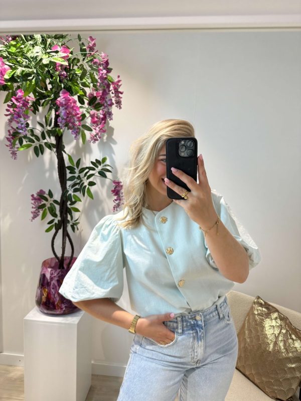 Pippa Blouse - Mint - Afbeelding 2