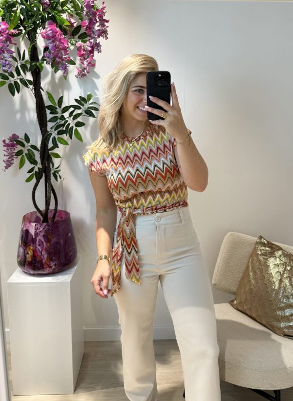 Romy Pantalon - Beige - Afbeelding 2