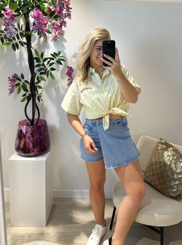 Seaside Love Blouse - Geel - Afbeelding 2