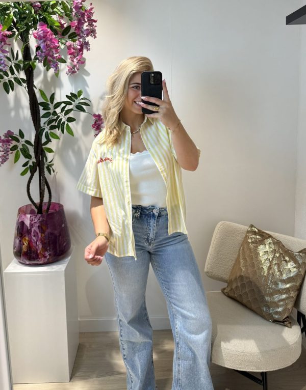 Seaside Love Blouse - Geel - Afbeelding 4