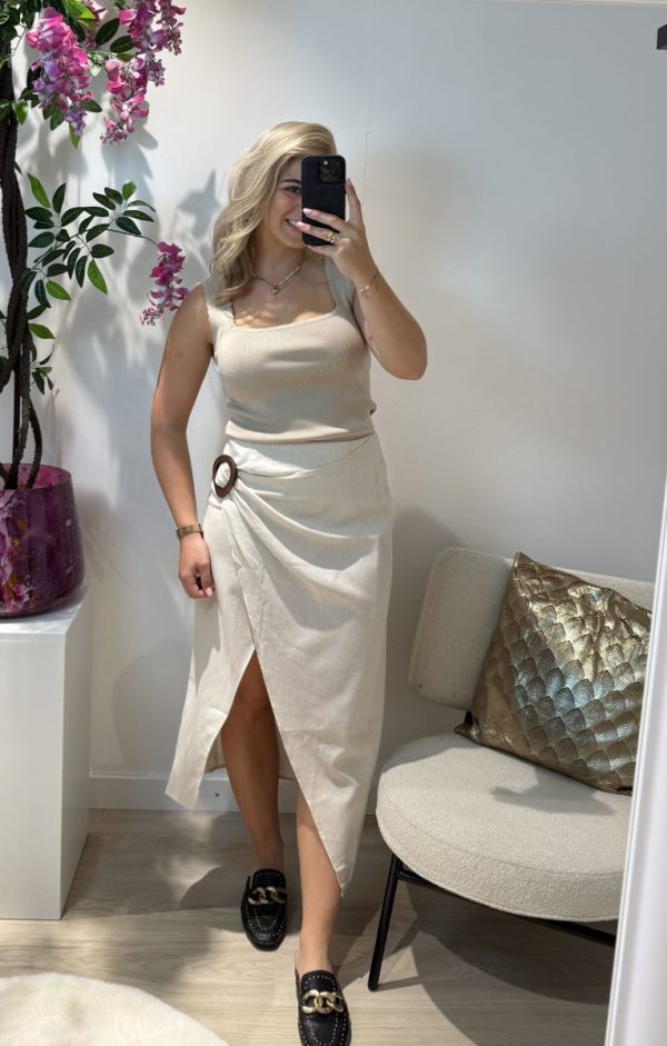 Nina Top - Taupe - Afbeelding 2