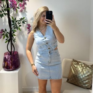 Ayla Denim Dress - Redial