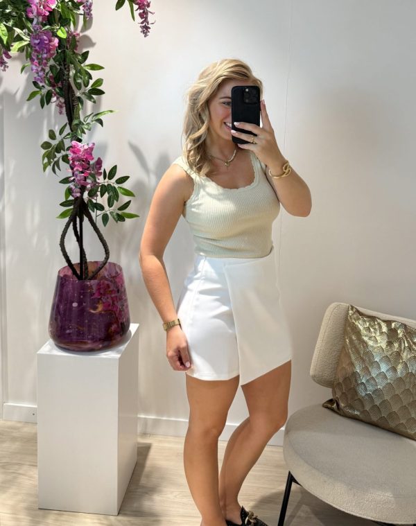 Elise Basic Skort - Wit - Afbeelding 2