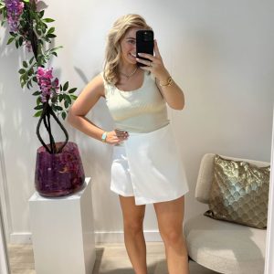 Elise Basic Skort - Wit