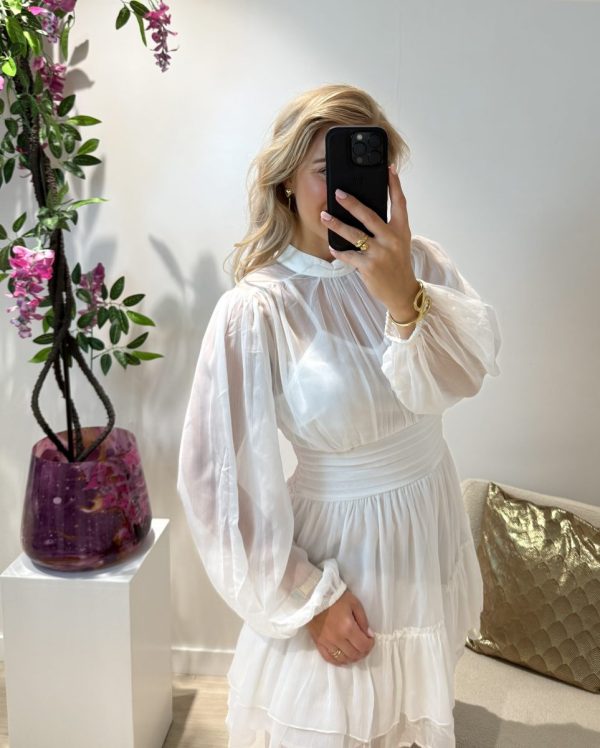 Liva Dress - Wit - Afbeelding 3