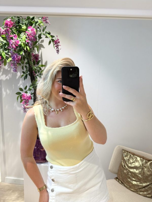 Nina Top - Geel - Afbeelding 2
