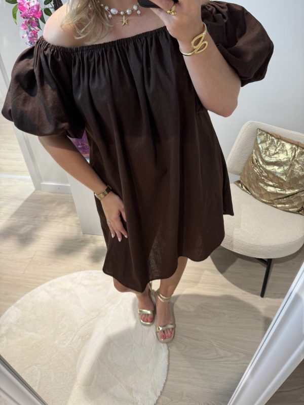 Nora Dress - Bruin - Afbeelding 3