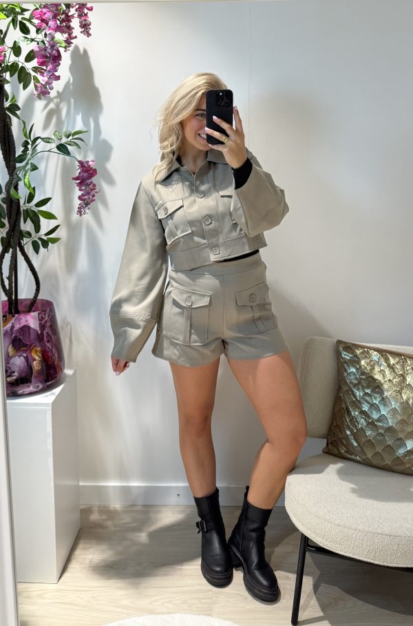 Jessy Short - Taupe - Afbeelding 2