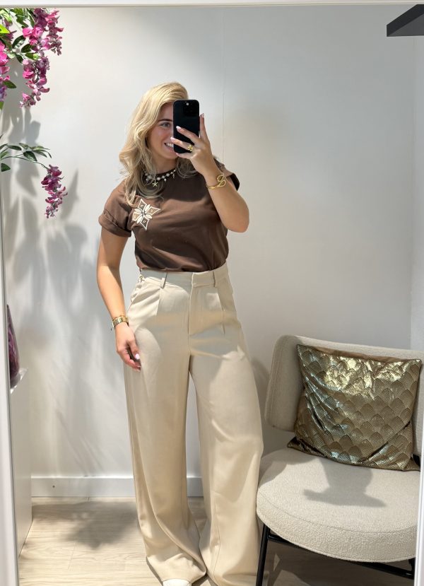 Mirjam Pantalon - Beige - Afbeelding 2