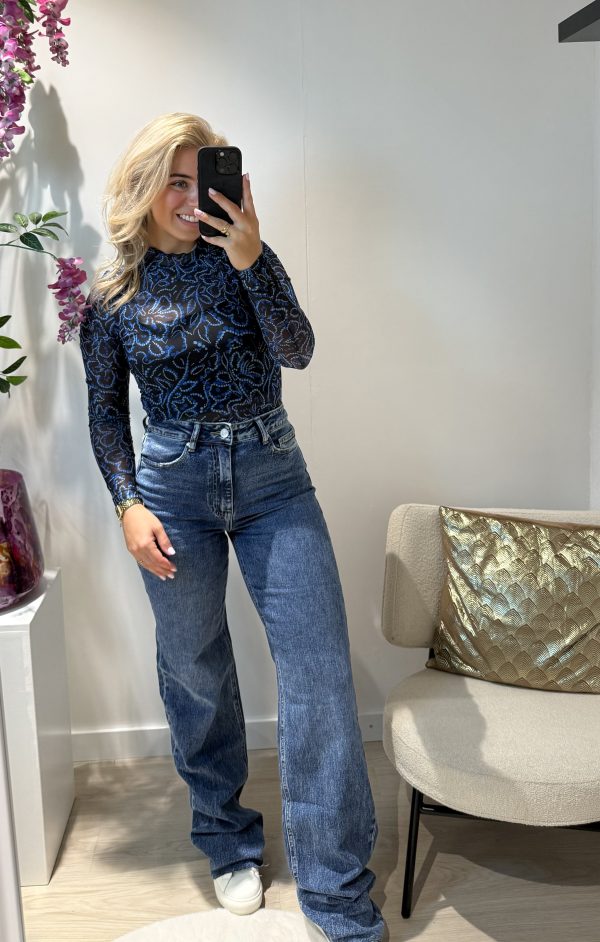 Indy Wide Leg Tall Jeans - Queen Hearts - Afbeelding 3