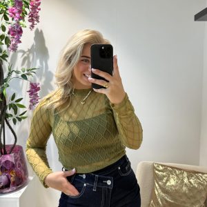 Amely Top - Groen