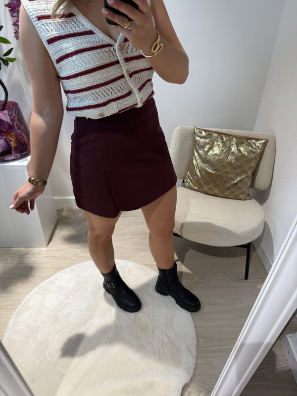Mirthe Skort - Bordeaux - Afbeelding 6